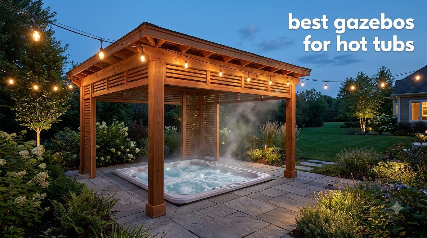 best gazebos for hot tubs