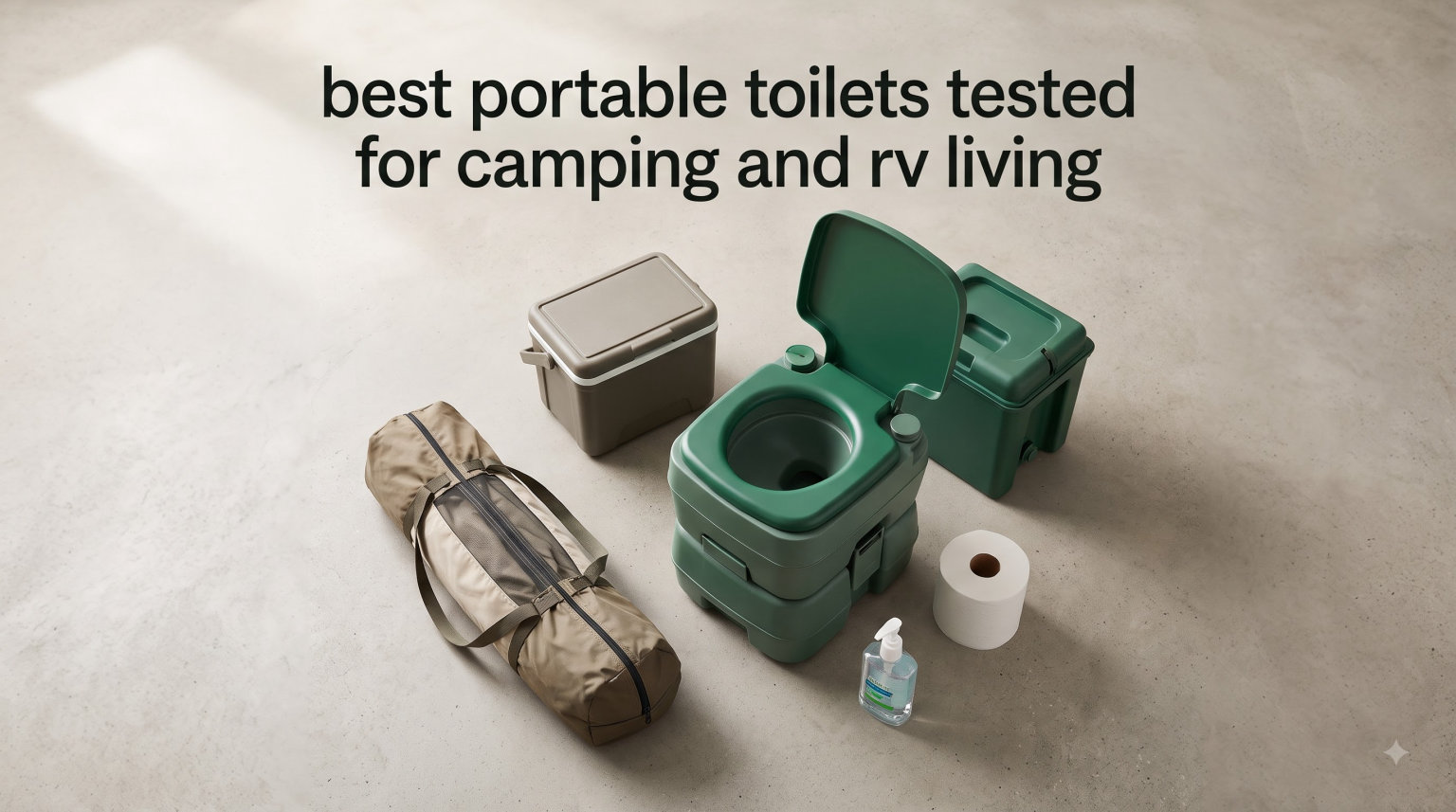 best portable toilets tested for camping and rv living