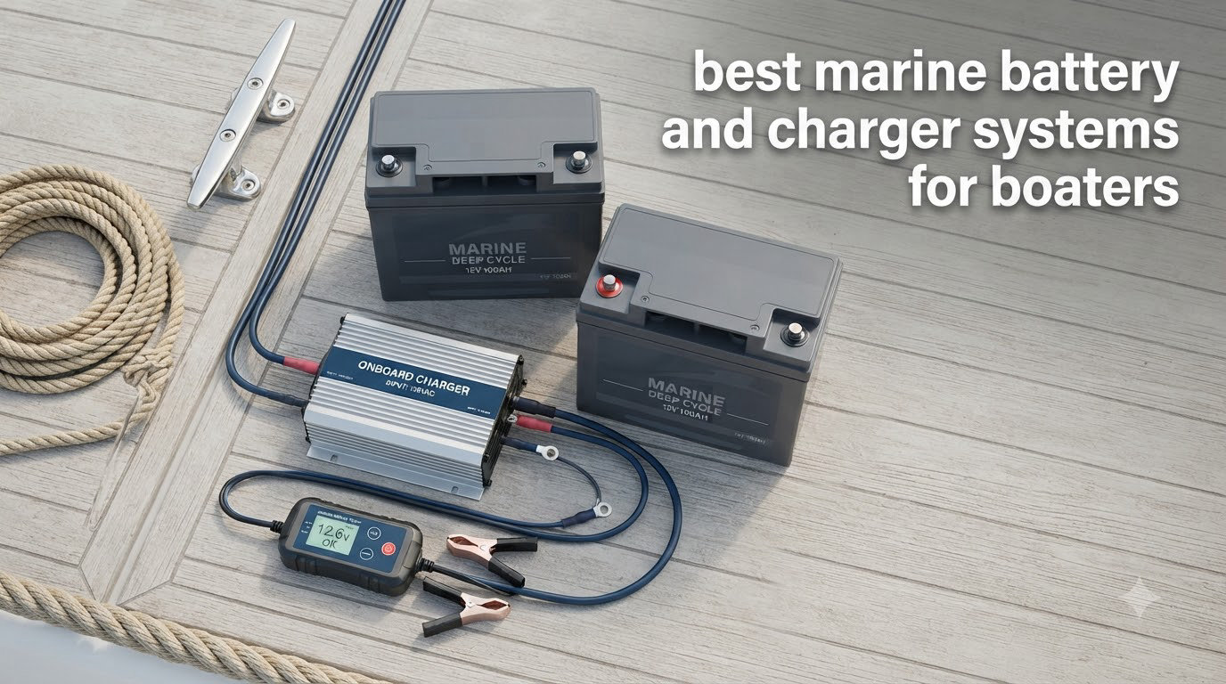 best marine battery and charger systems for boaters