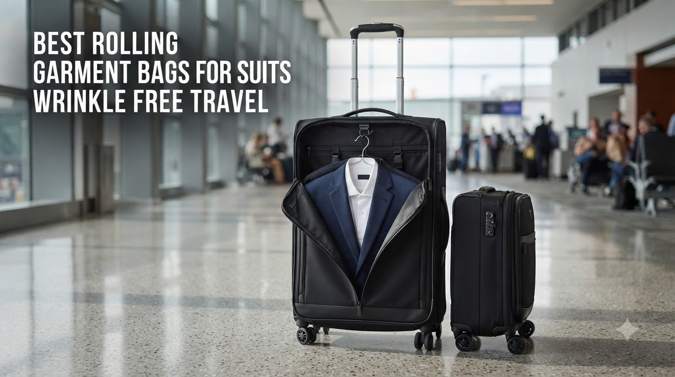 best rolling garment bags for suits wrinkle free travel