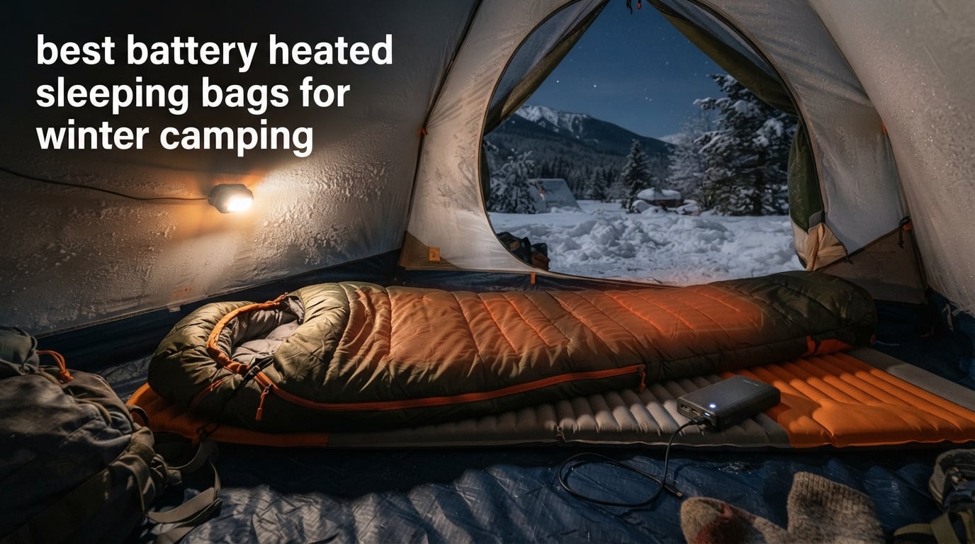 best battery heated sleeping bags for winter camping