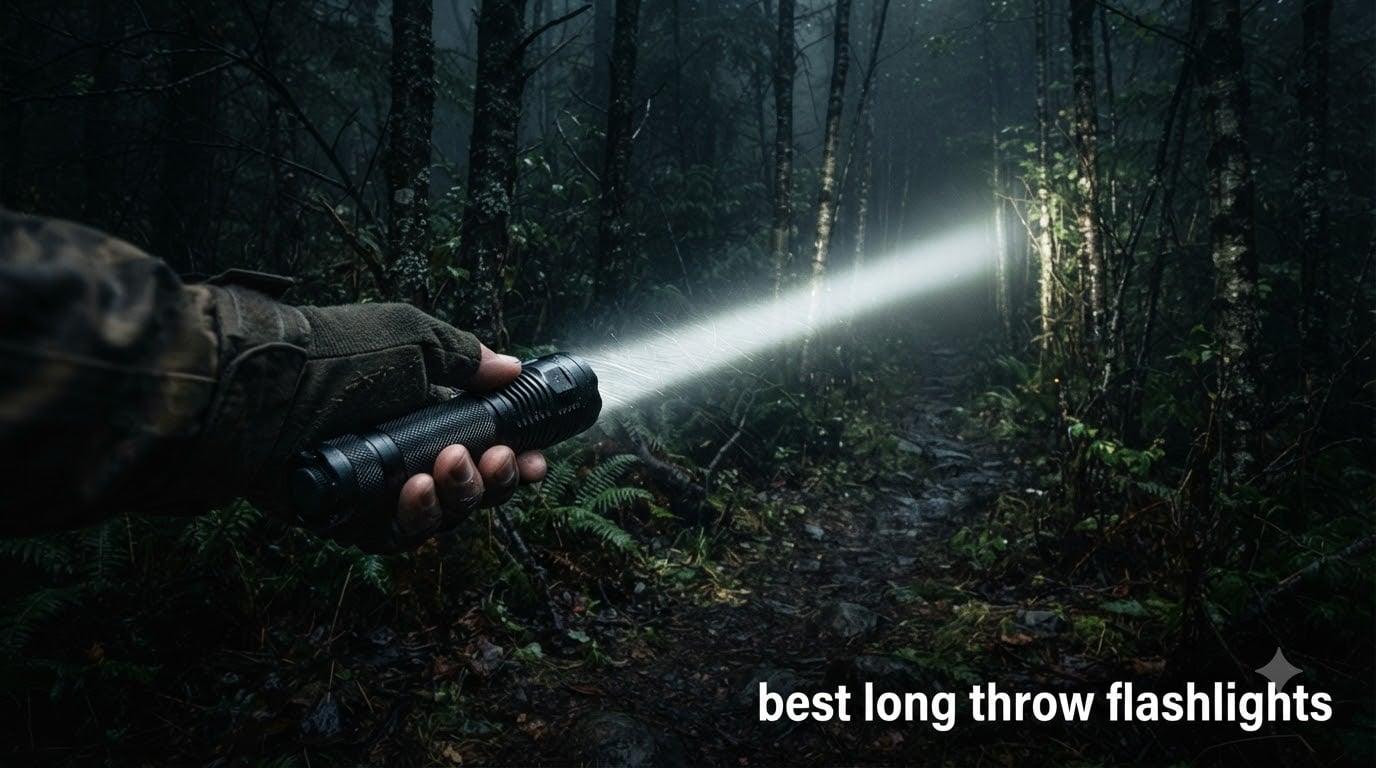 best long throw flashlights