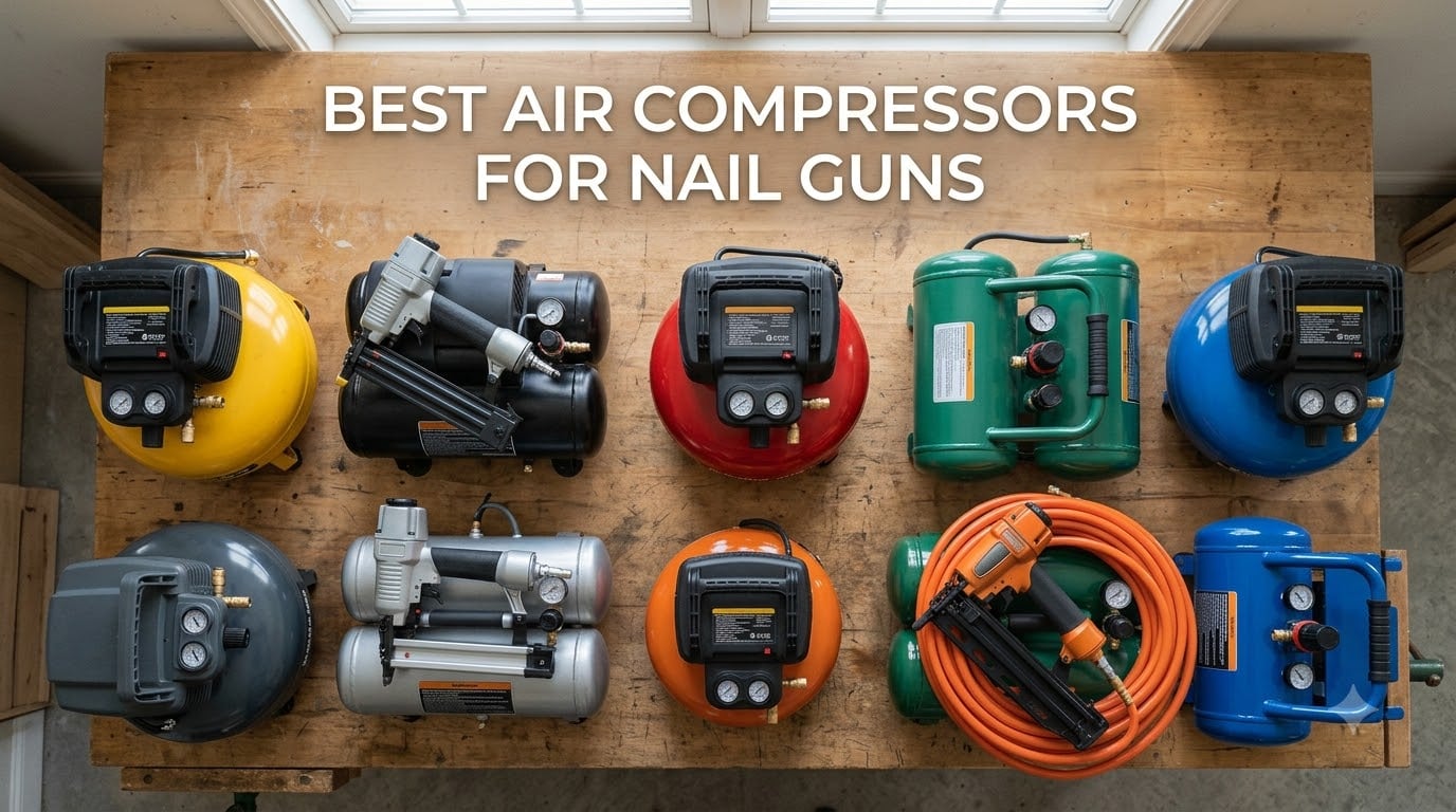 best air compressors for nail guns