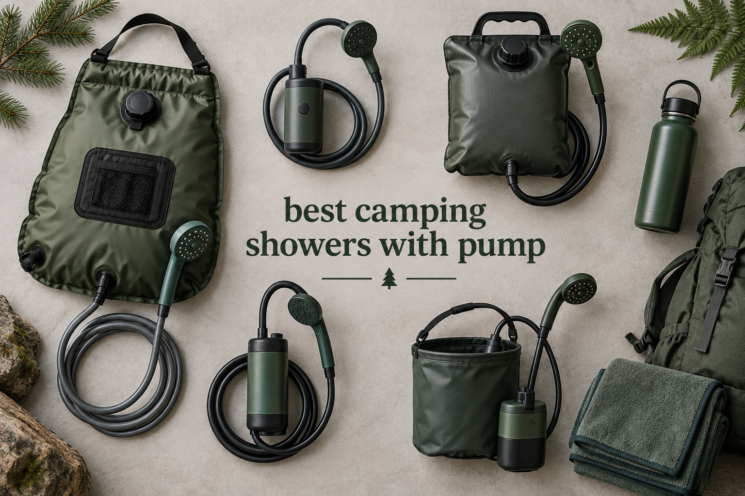 best camping showers with pump