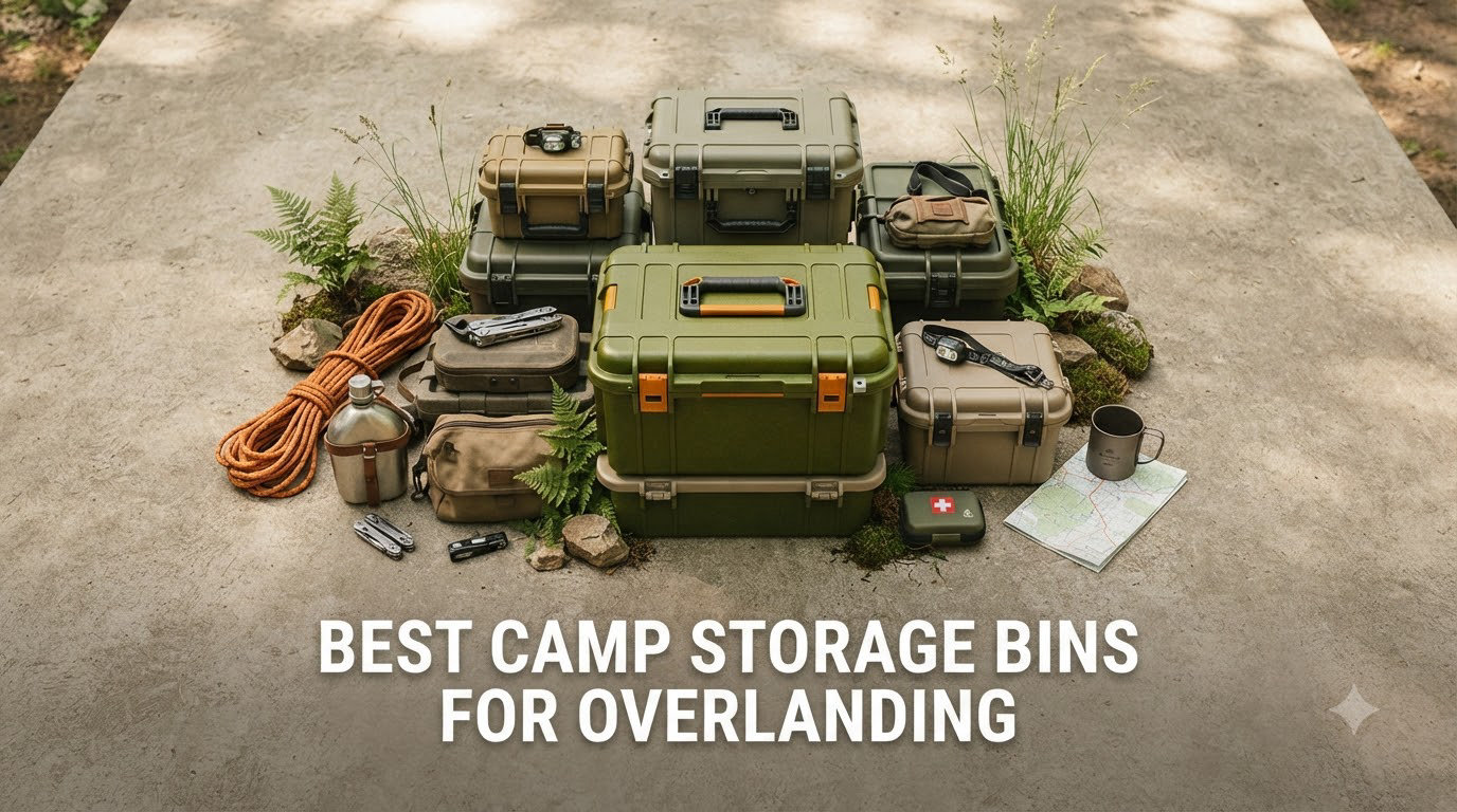 best camp storage bins for overlanding