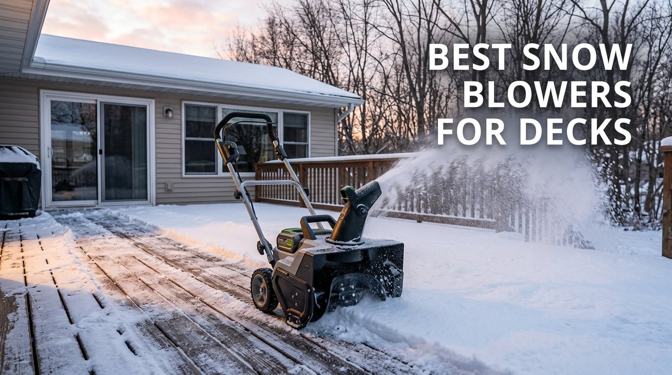 best snow blowers for decks