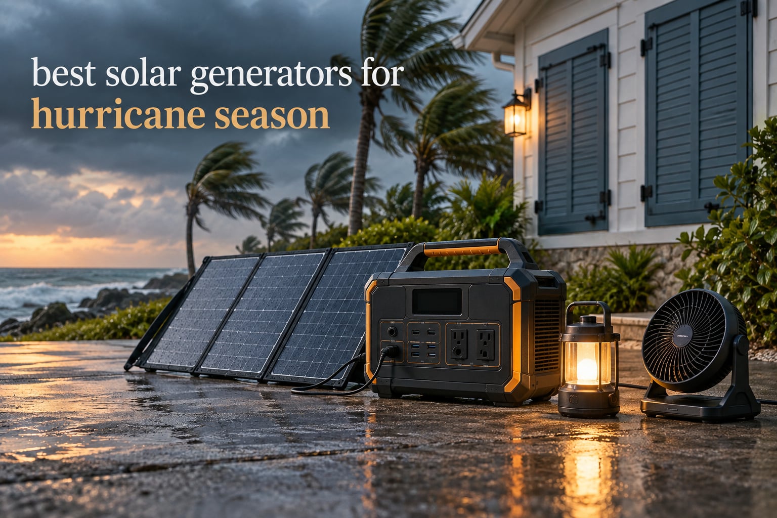best solar generators for hurricane season