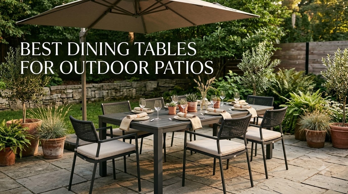 best dining tables for outdoor patios