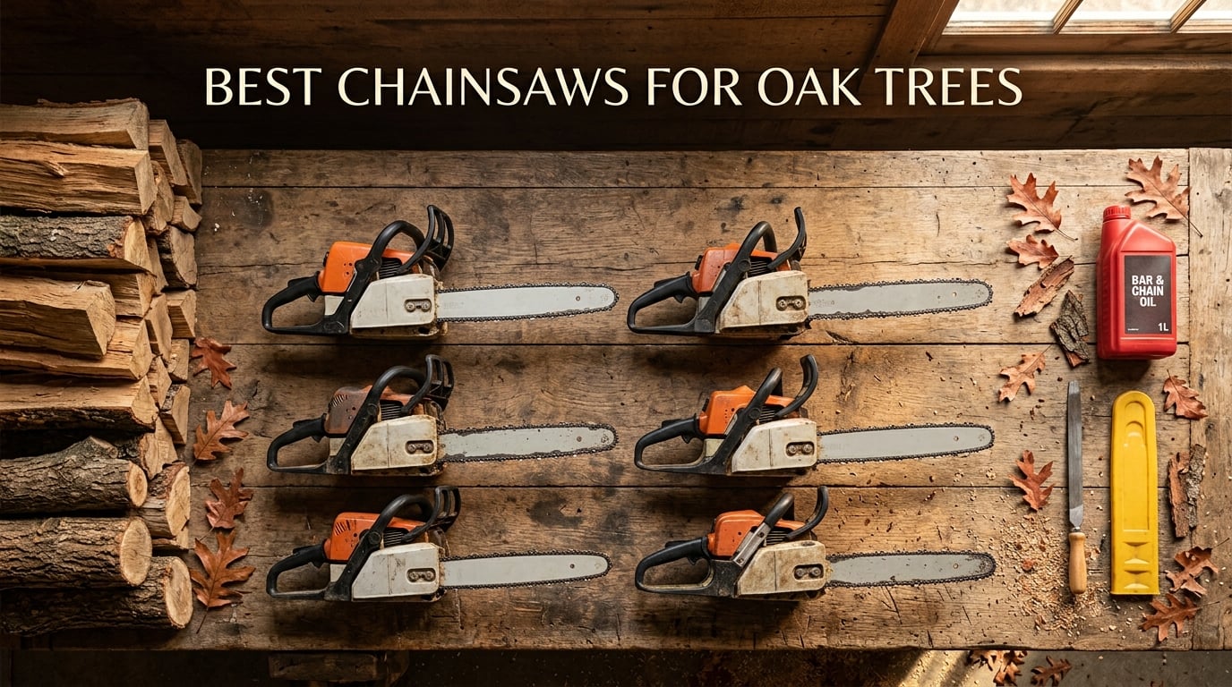best chainsaws for oak trees