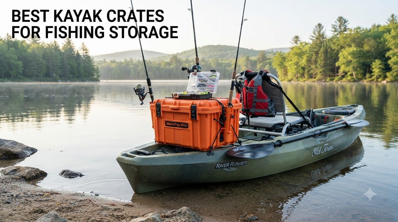 best kayaks crates for fishing storage