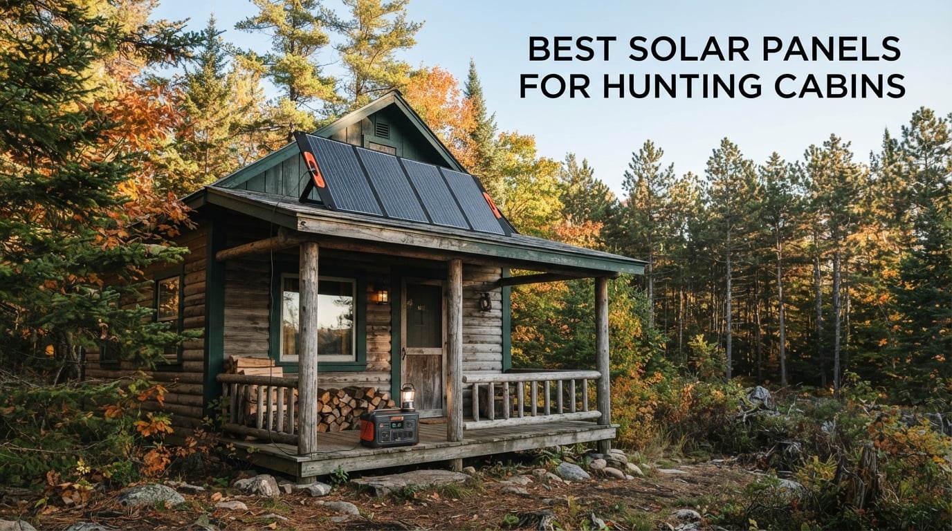 best solar panels for hunting cabins