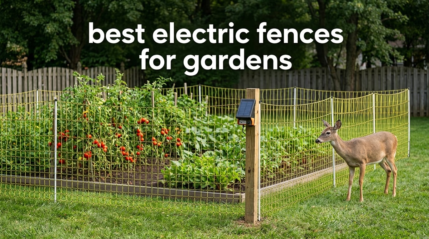 best electric fences for gardens