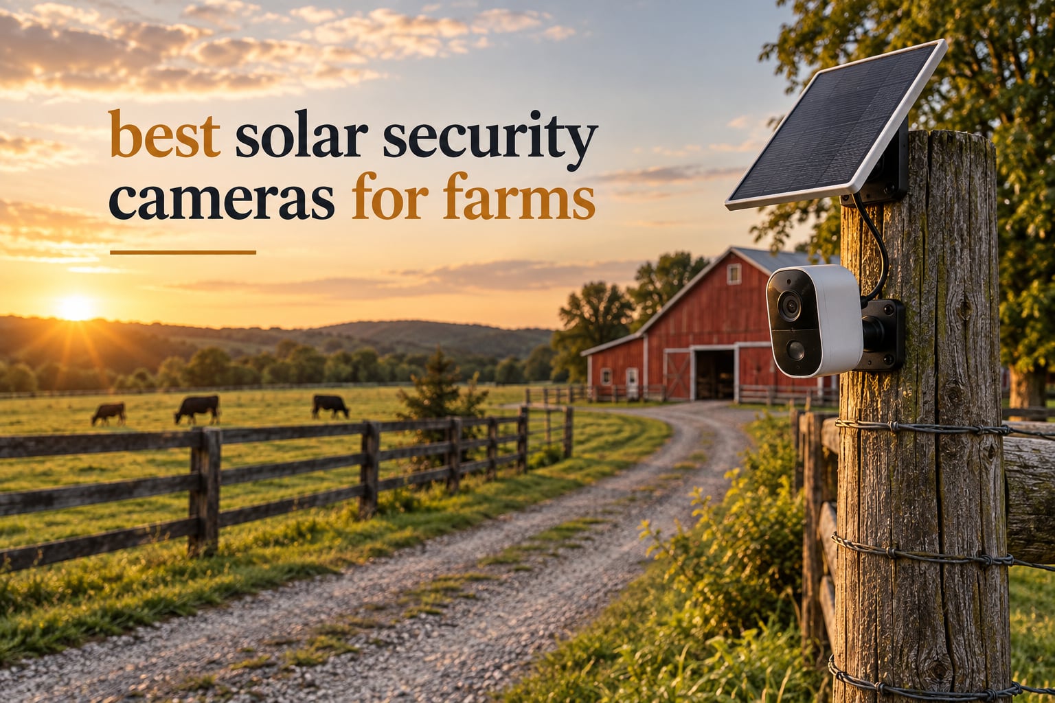 best solar security cameras for farms
