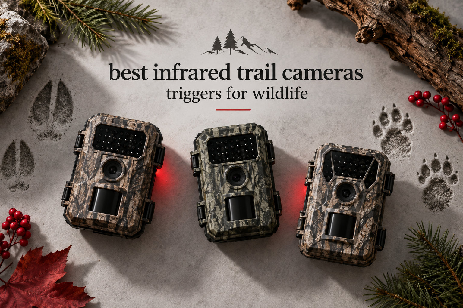 best infrared trail cameras triggers for wildlife