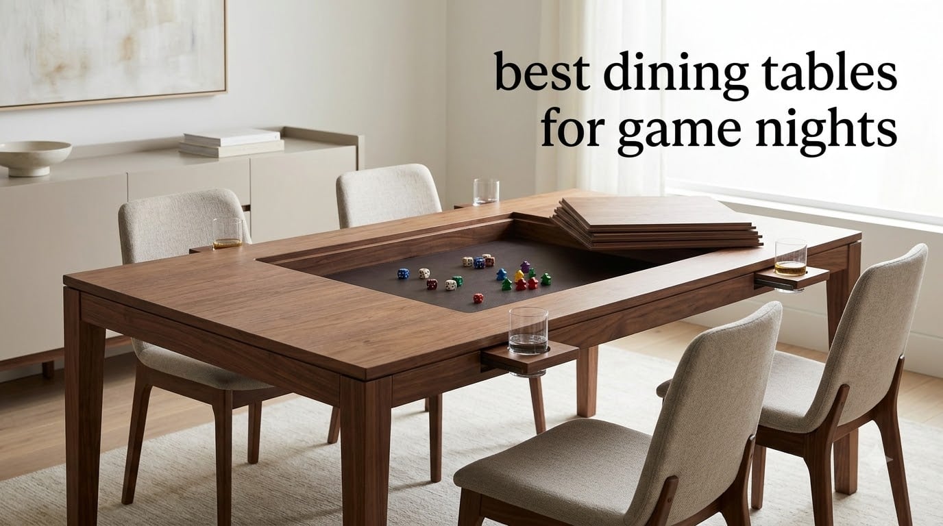 best dining tables for game nights