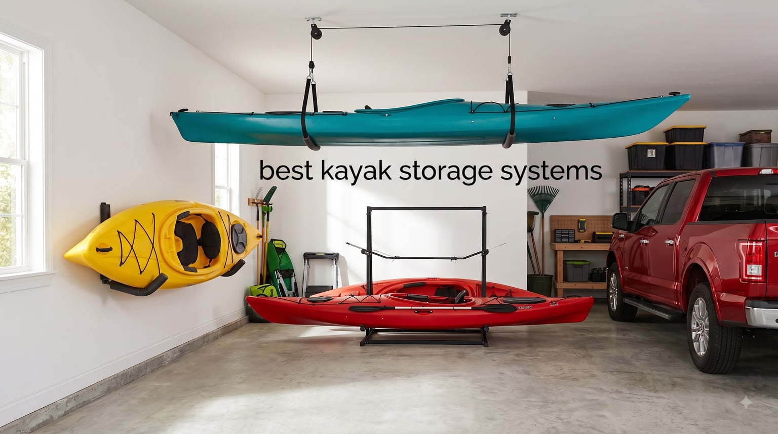 best kayak storage systems