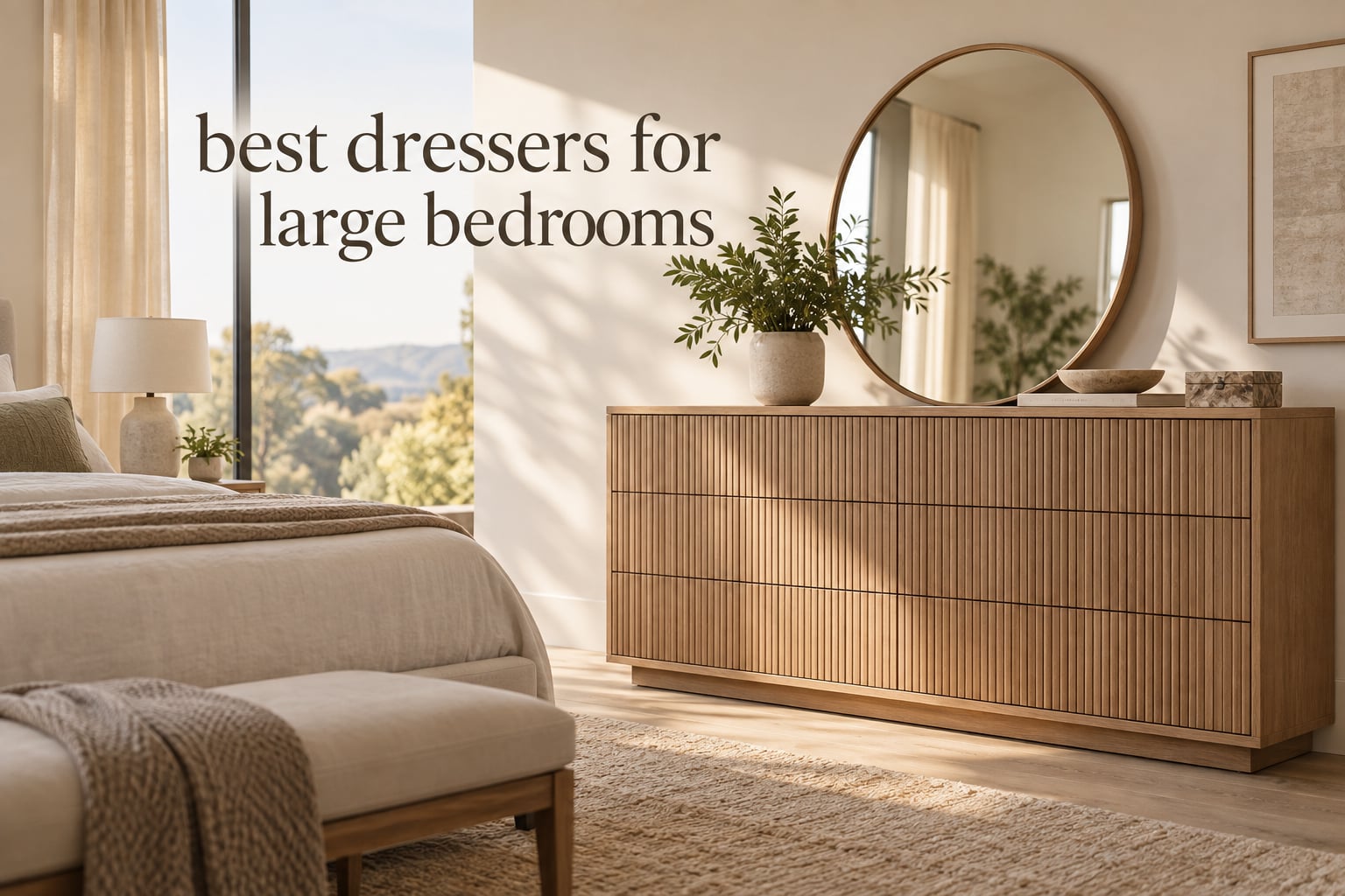 best dressers for large bedrooms