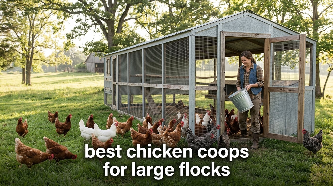 best chicken coops for large flocks