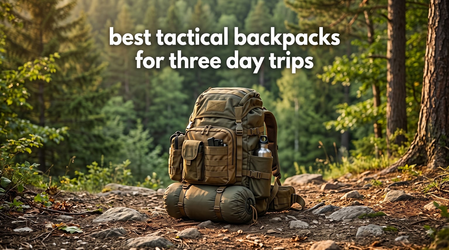 best tactical backpacks for three day trips
