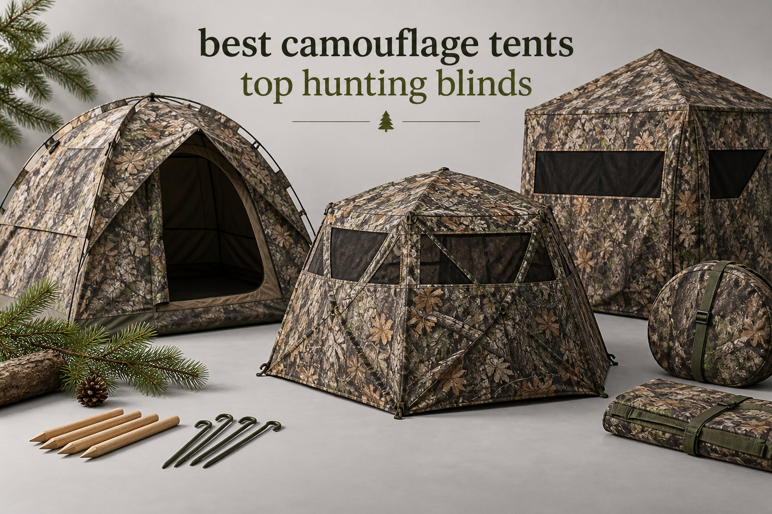 best camouflage tents top hunting blinds