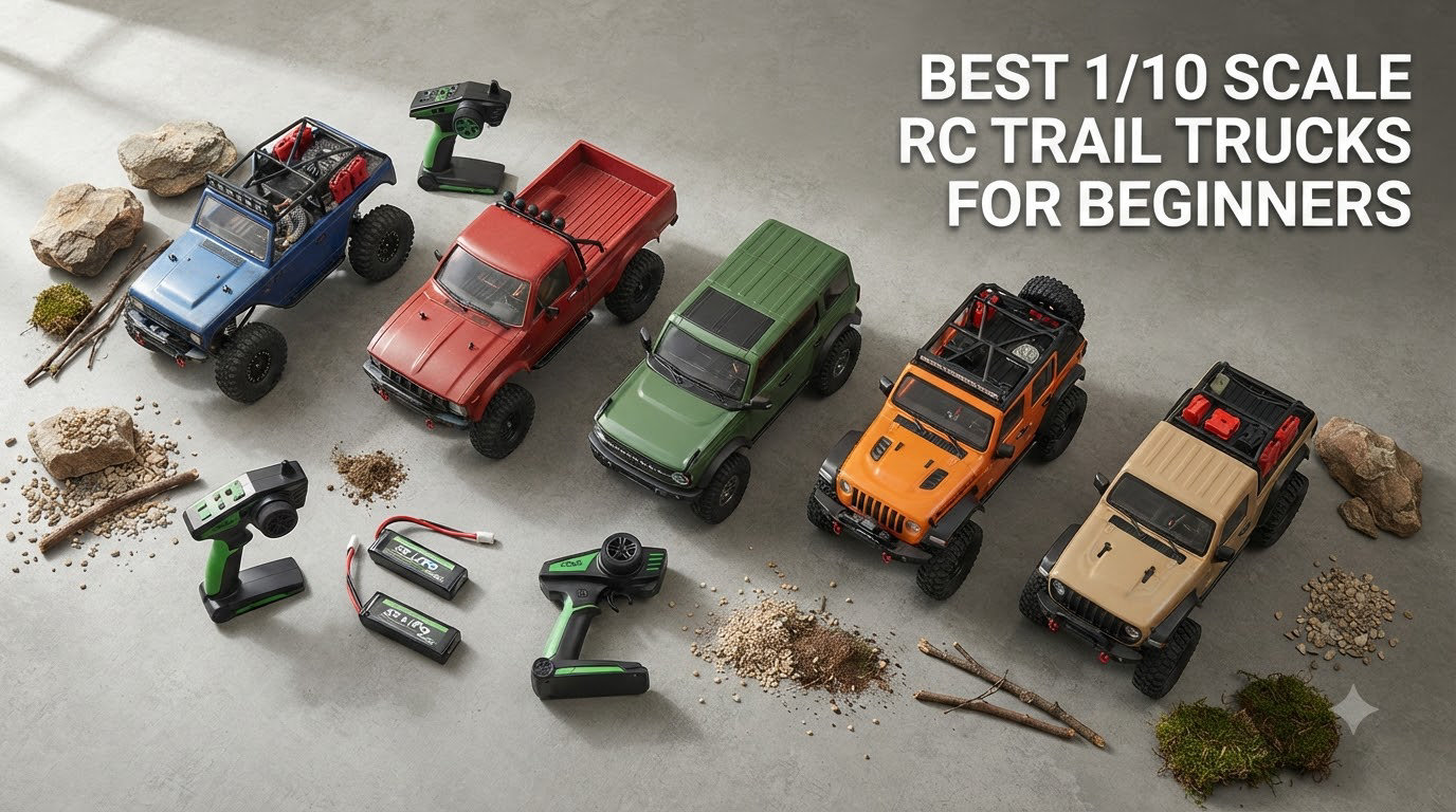 best 1/10 scale rc trail trucks for beginners