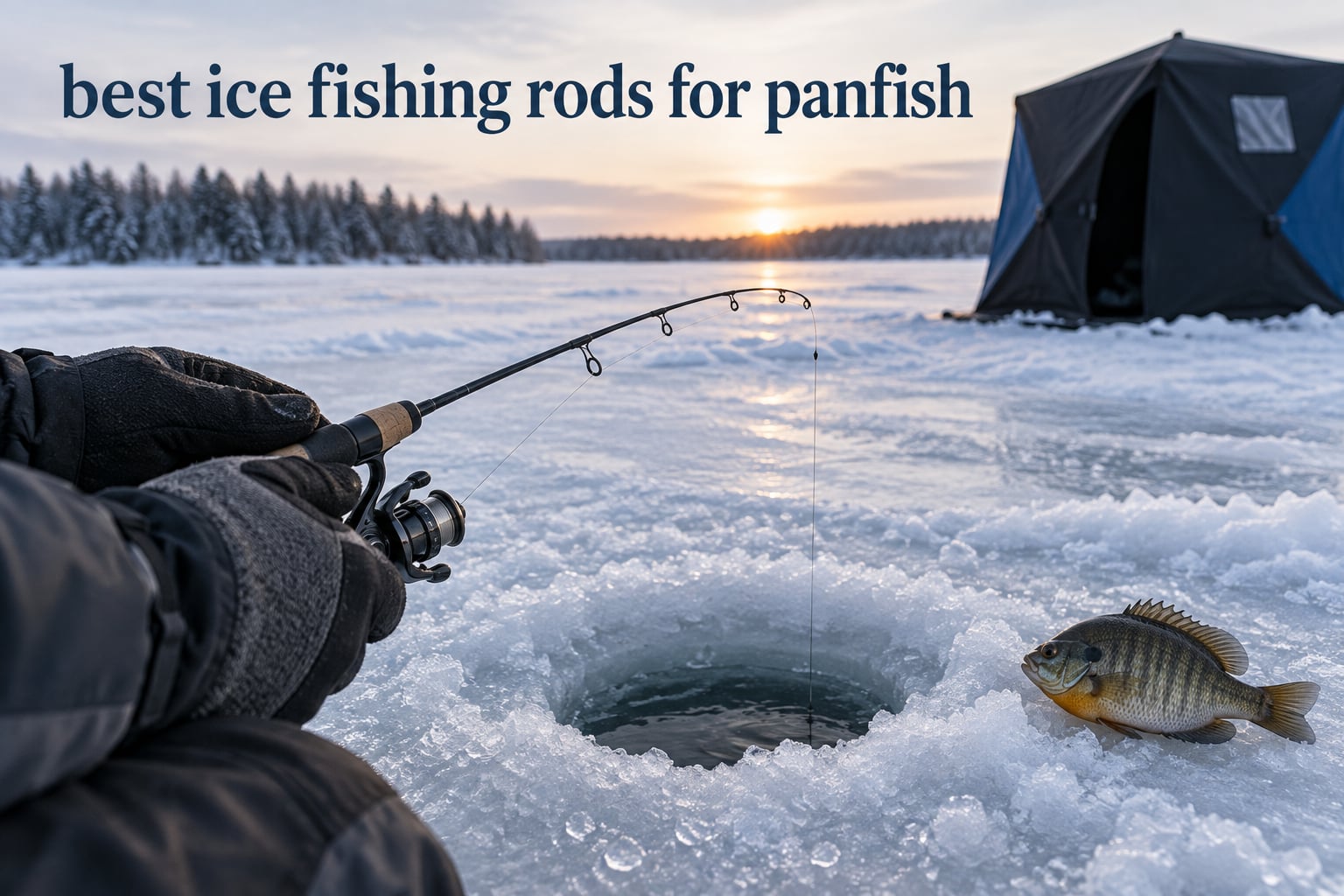 best ice fishing rods for panfish