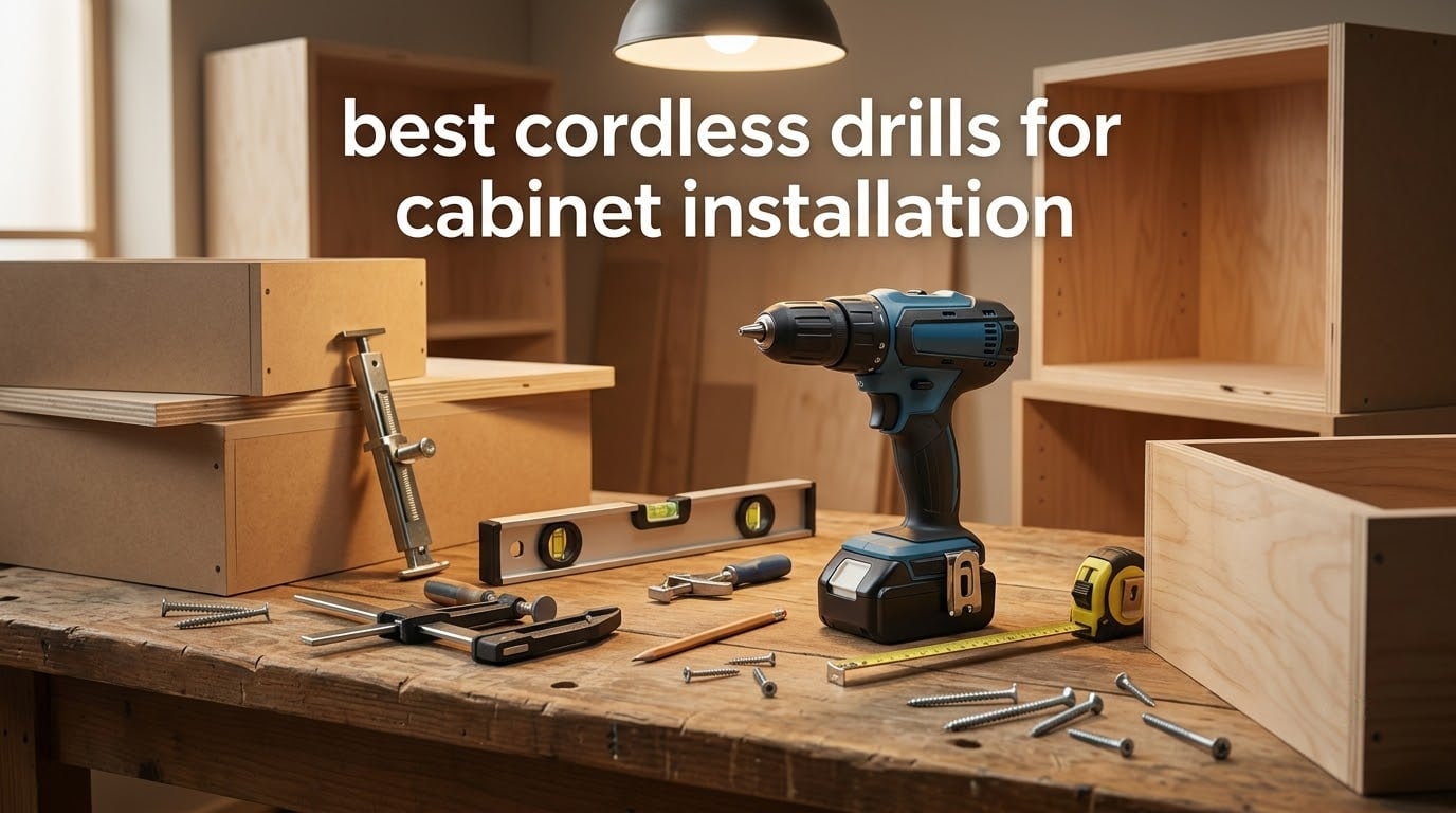 best cordless drills for cabinet installation