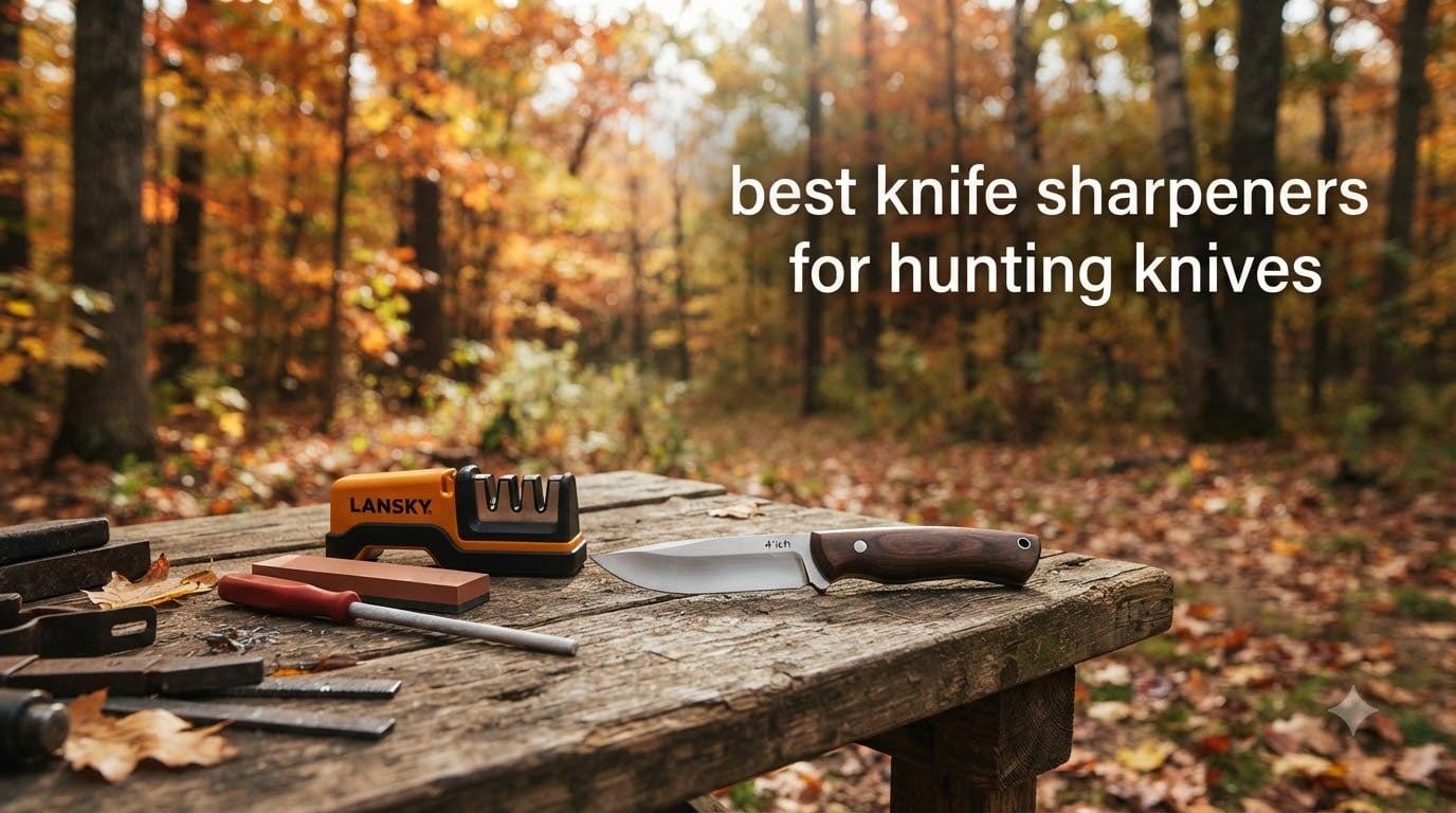 best knife sharpeners for hunting knives