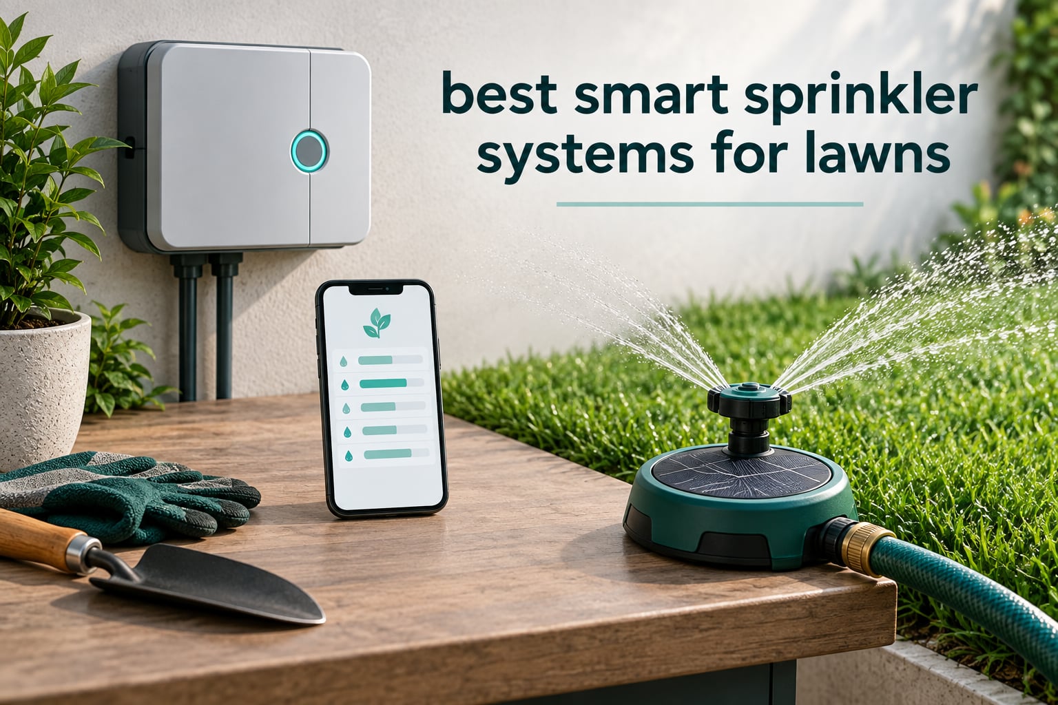 best smart sprinkler systems for lawns