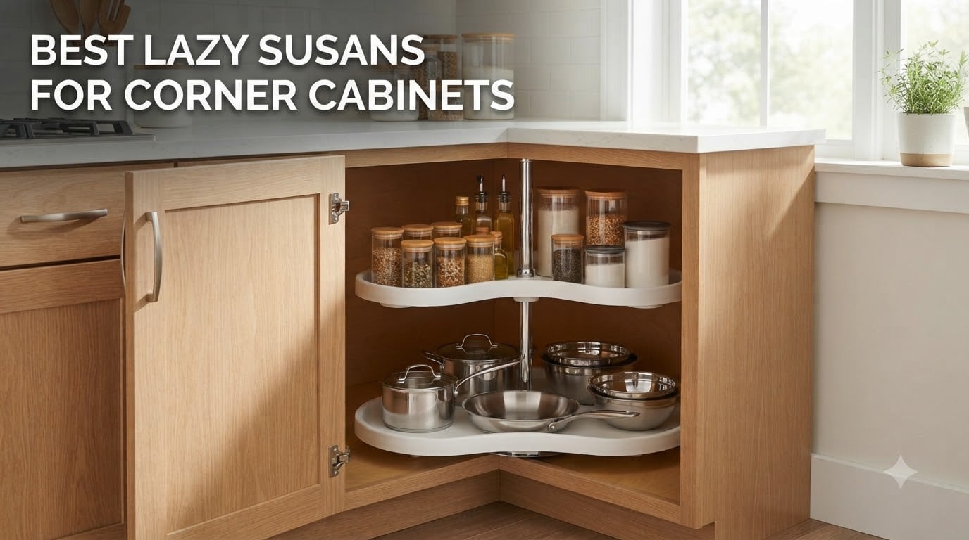 best lazy susans for corner cabinets