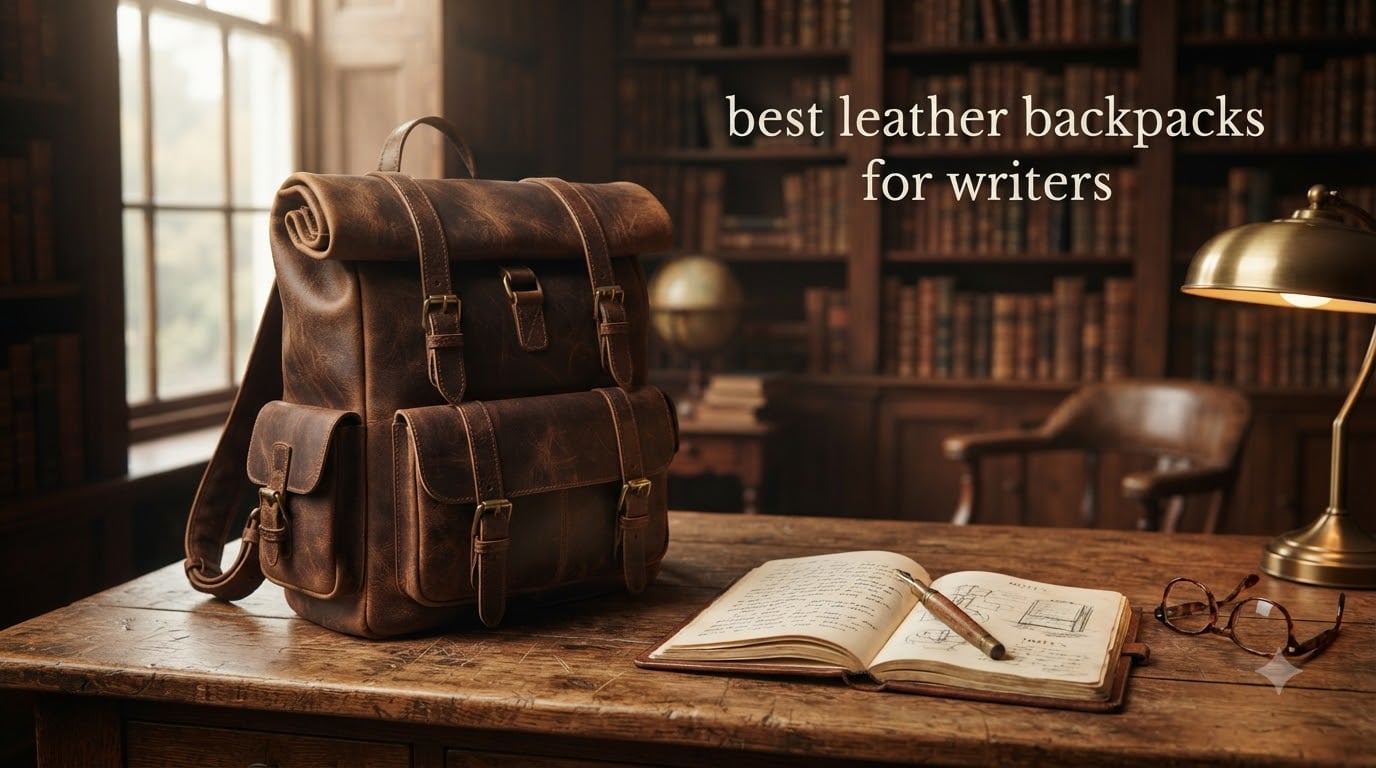best leather backpacks for writers