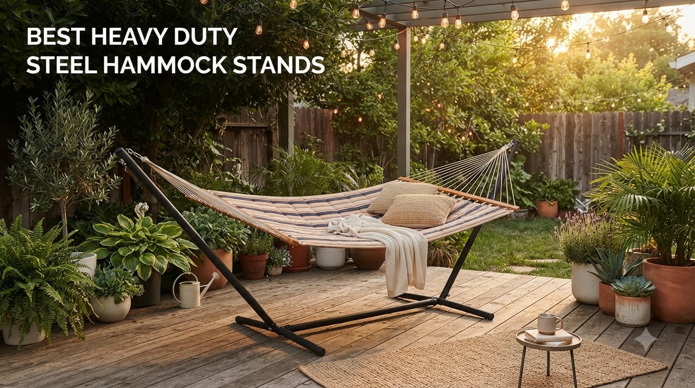 best heavy duty steel hammock stands