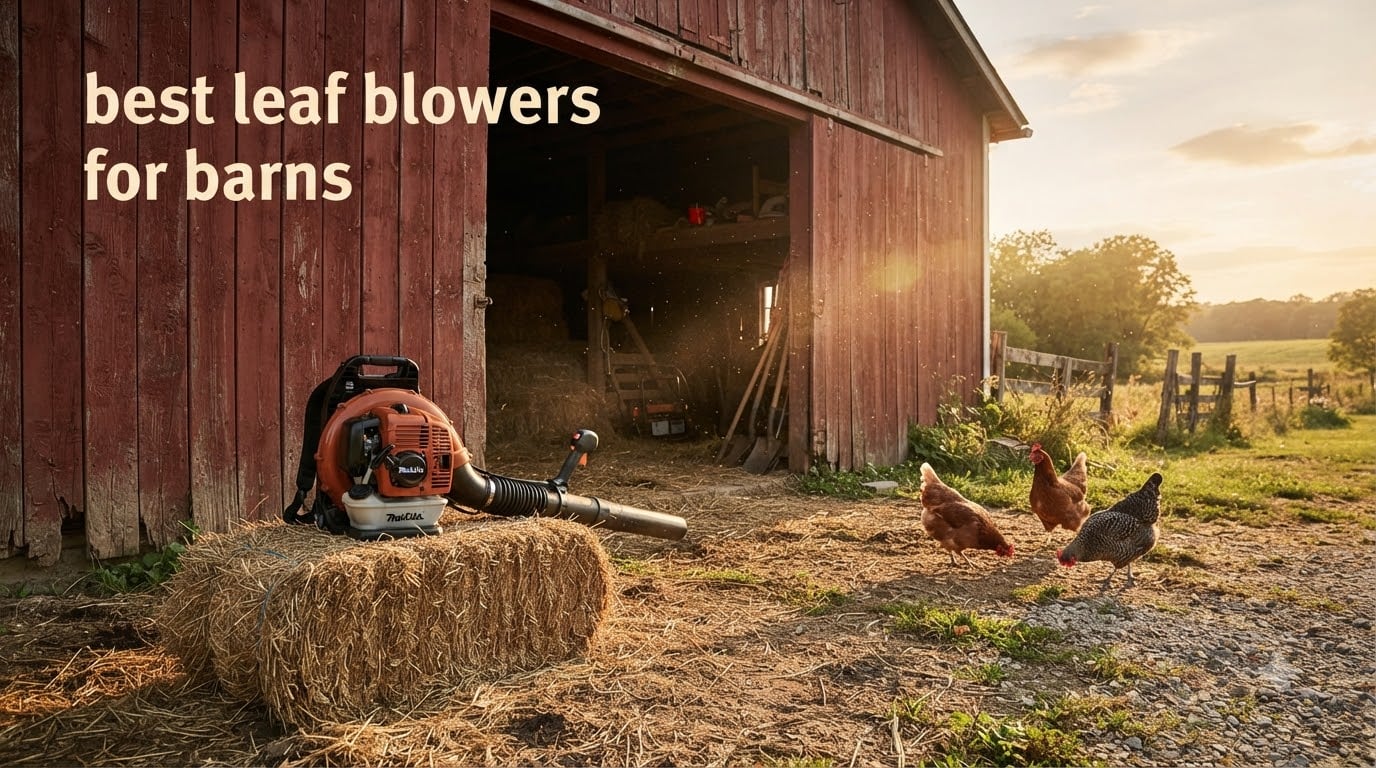 best leaf blowers for barns