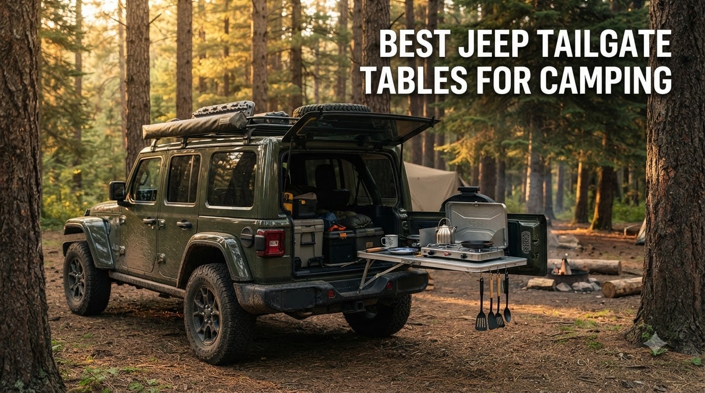 best jeep tailgate tables for camping
