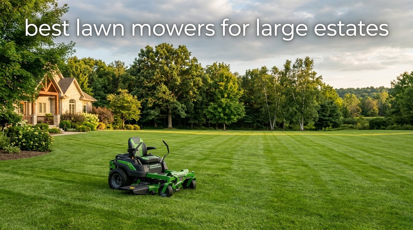 best lawn mowers for large estates