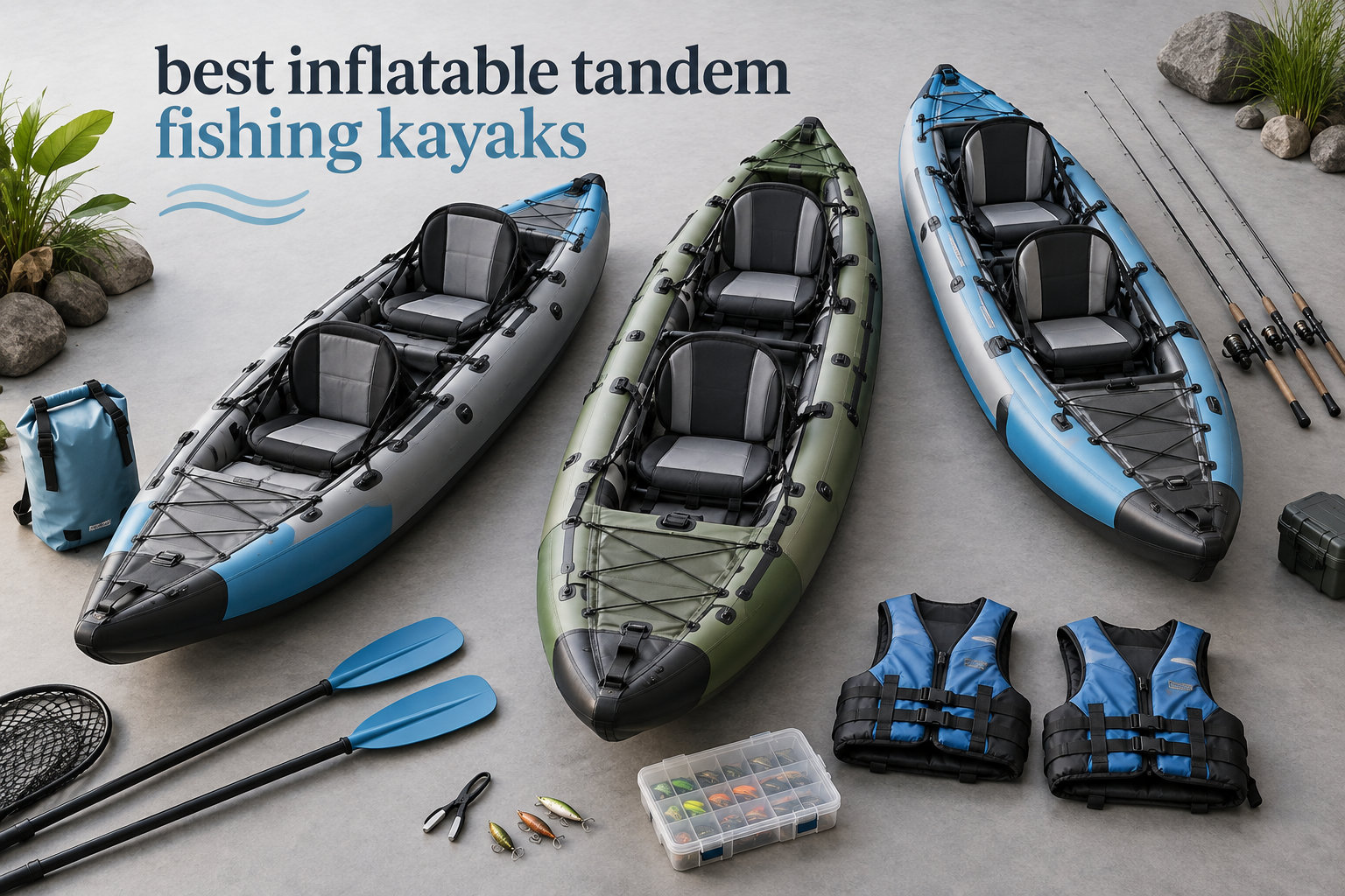 best inflatable tandem fishing kayaks