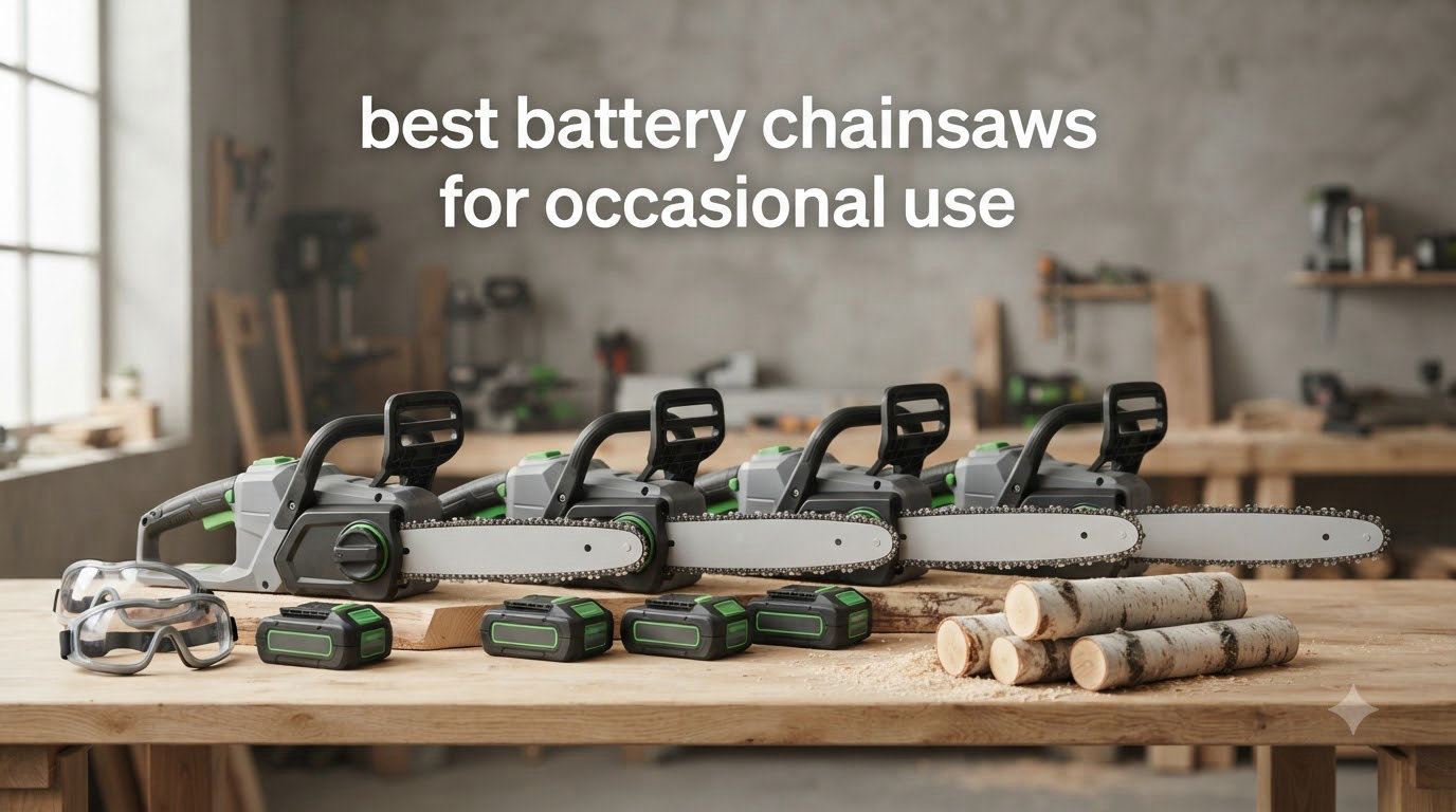 best battery chainsaws for occasional use