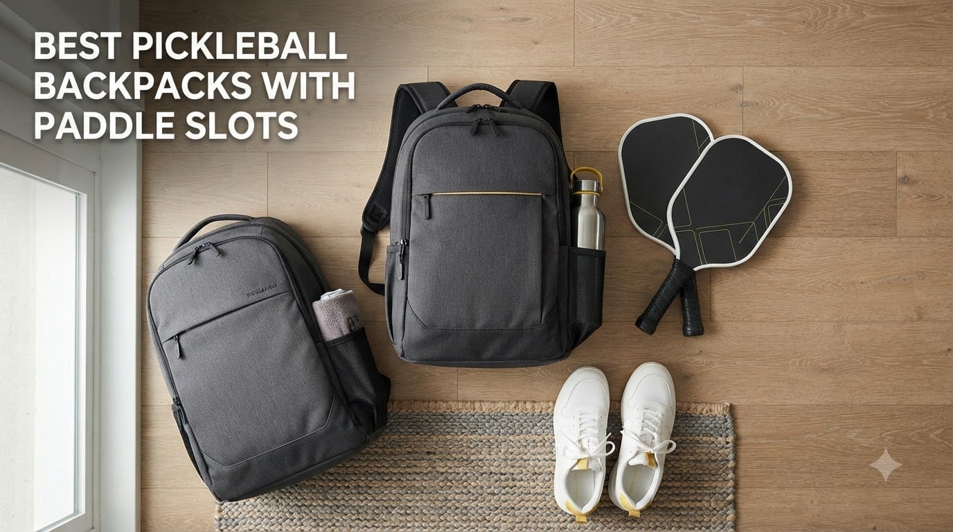 best pickleball backpacks with paddle slots
