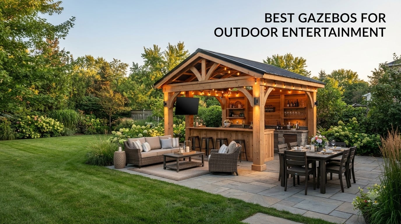 best gazebos for outdoor entertainment