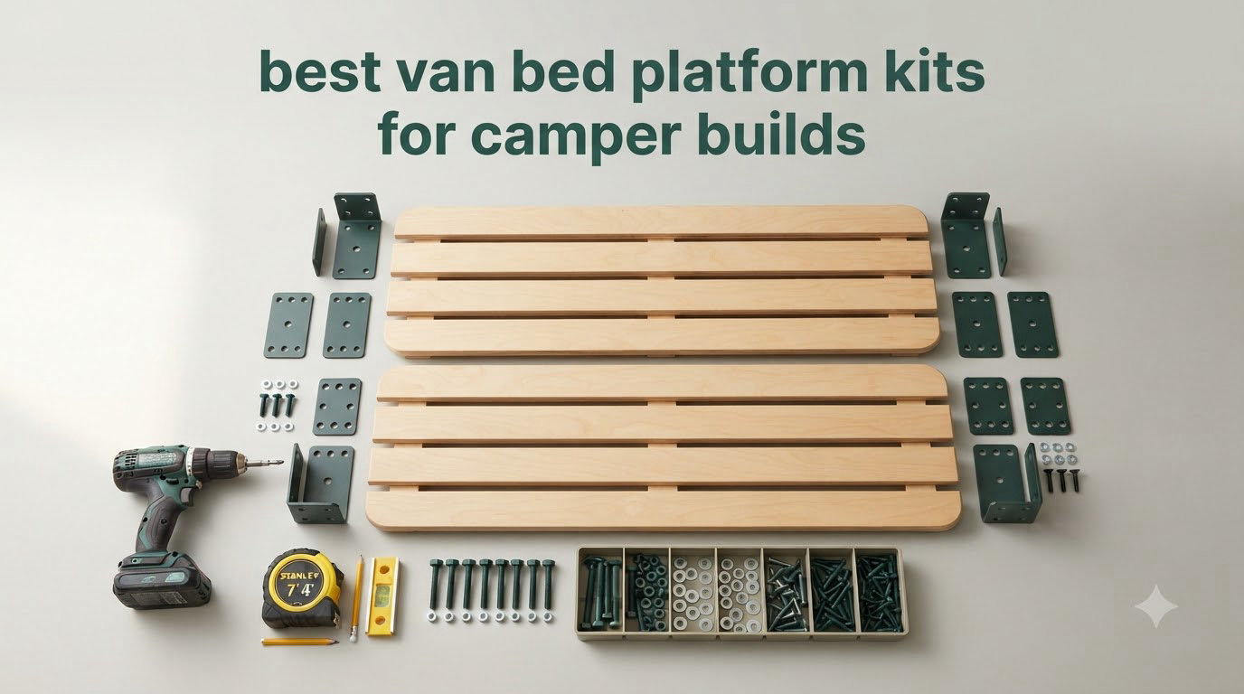 best van bed platform kits for camper builds