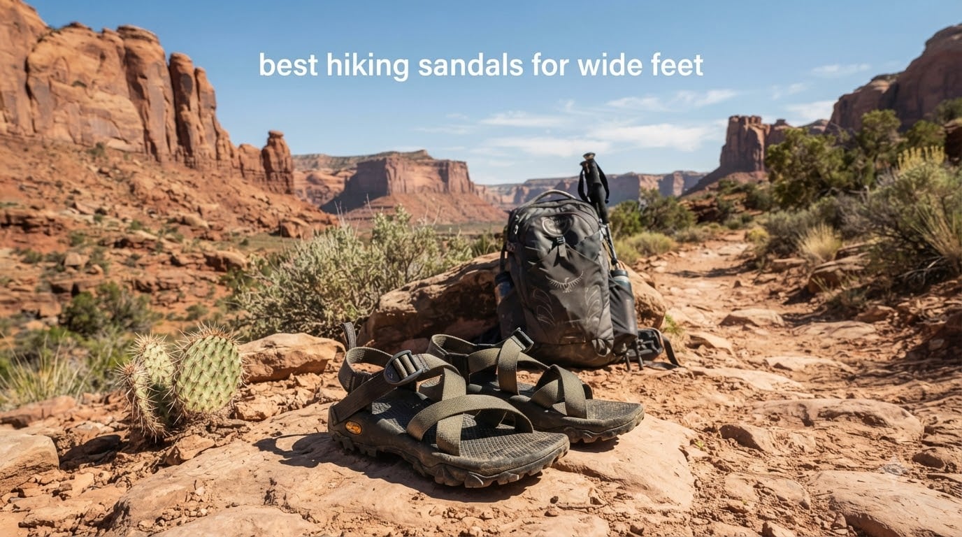 best hiking sandals for wide feet