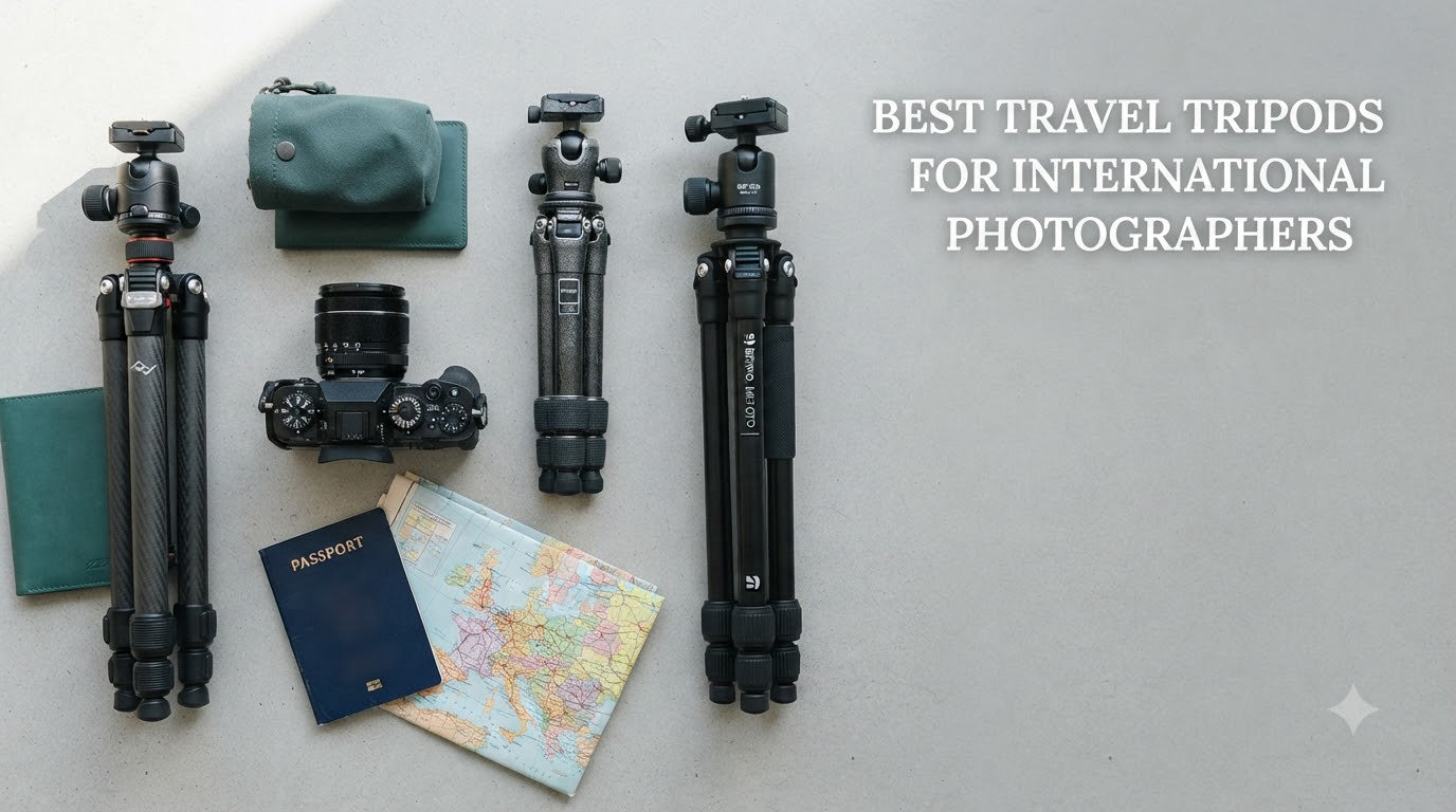 best travel tripods for international photographers