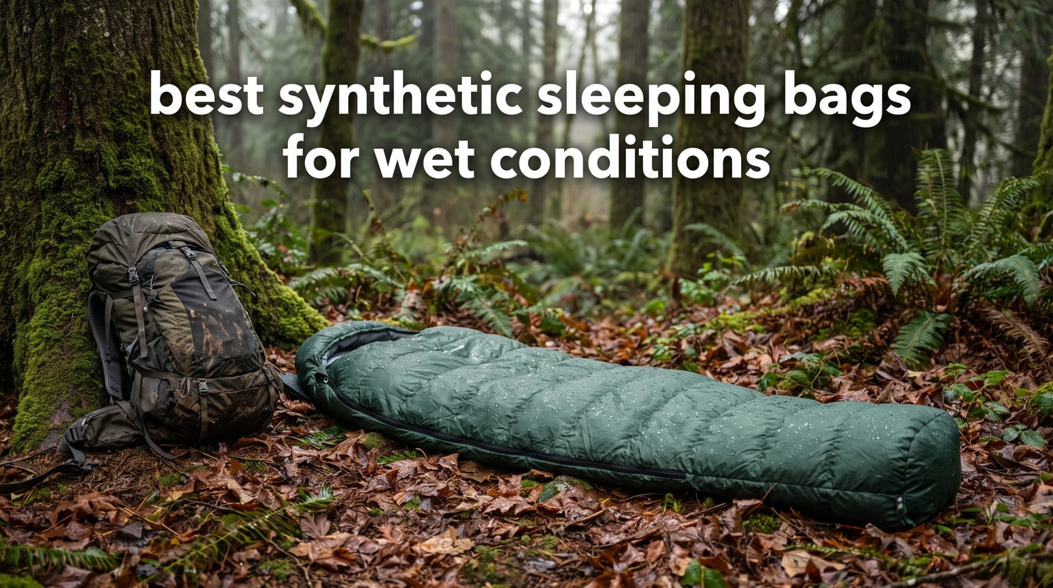 best synthetic sleeping bags for wet conditions