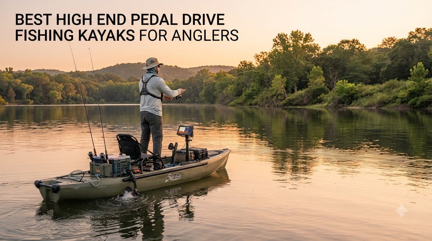 best high end pedal drive fishing kayaks for anglers