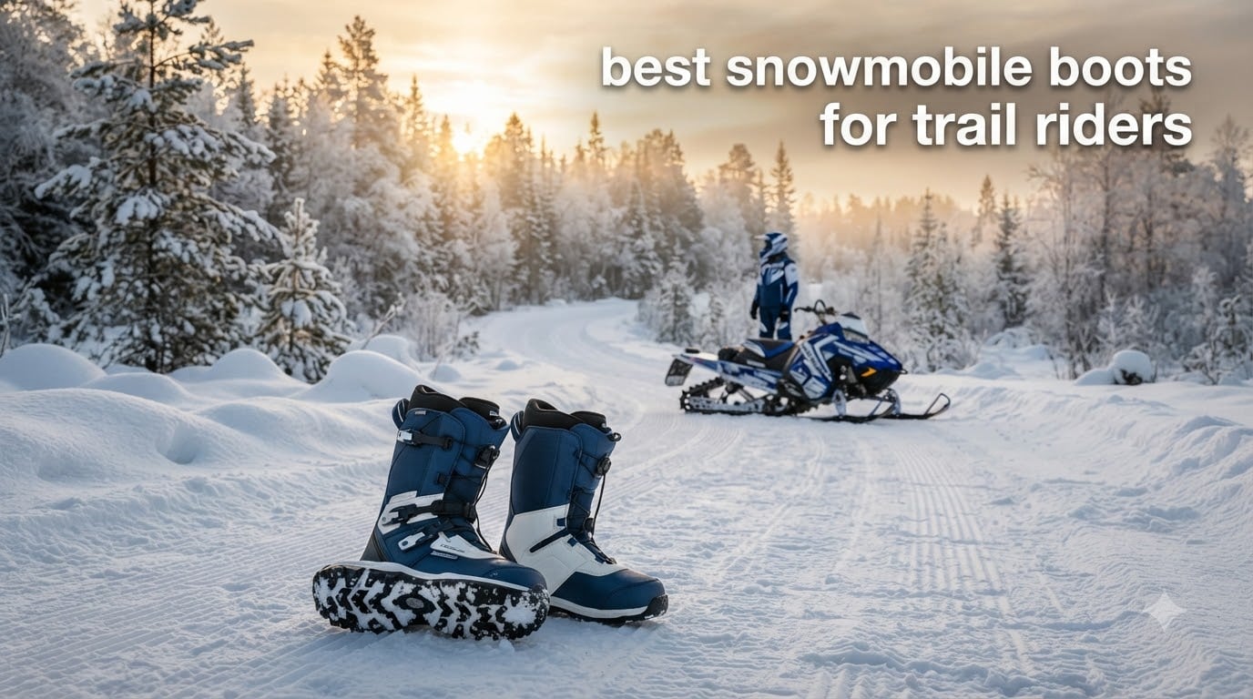 best snowmobile boots for trail riders