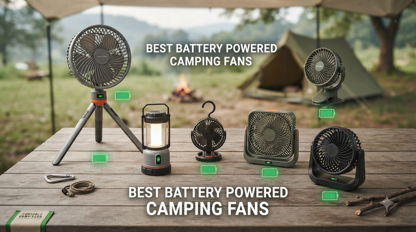 best battery powered camping fans