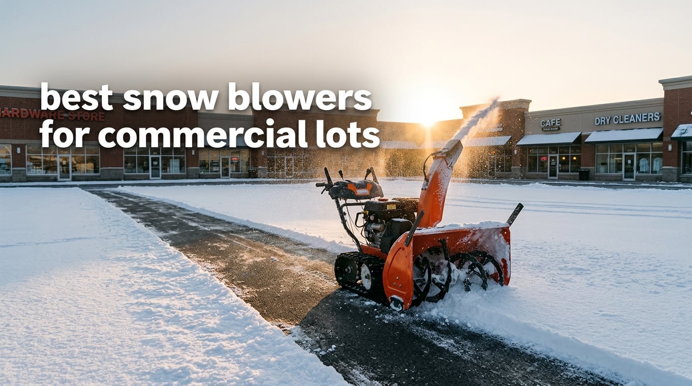 best snow blowers for commercial lots