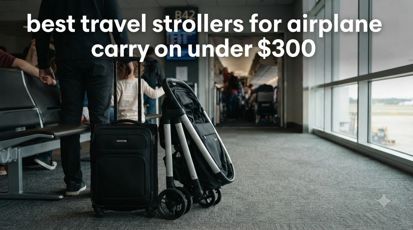 best travel strollers for airplane carry on under $300