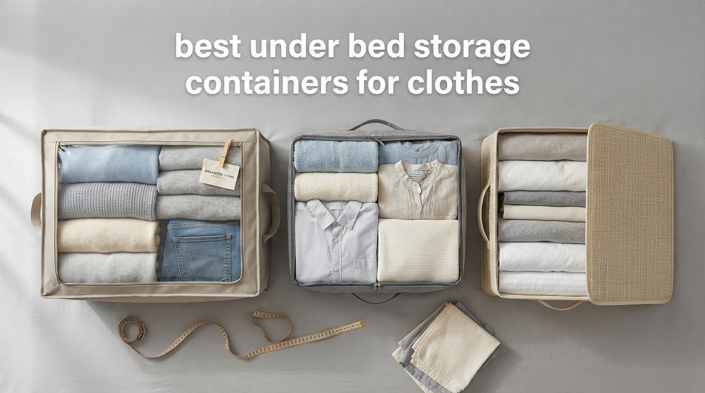 best under bed storage containers for clothes