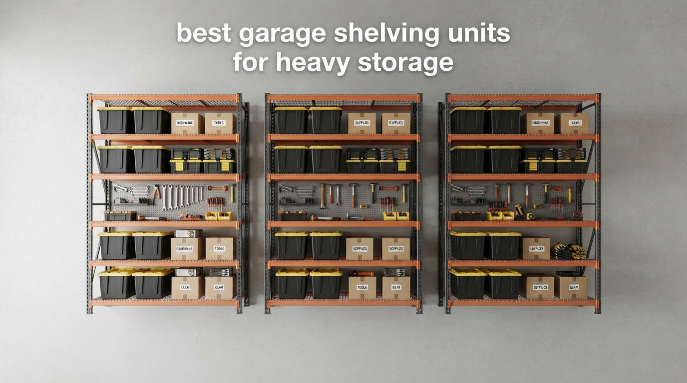 best garage shelving units for heavy storage